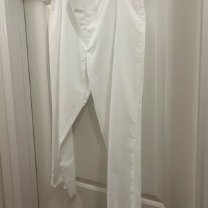 Lafayette 148 NY white crops, US size 16 NWT.